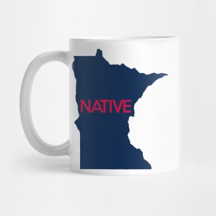 Minnesota Native MN Navy Mug